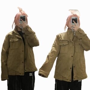 Levi's Tan Military Field Jacket Warm Fit